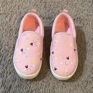 Gap Disney Minnie Pink Slip-On Canvas Shoes
